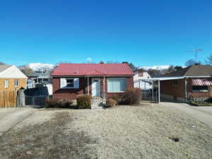 View of front of home