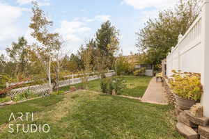 View of yard featuring a patio