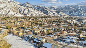 View of mountain feature with a residential view
