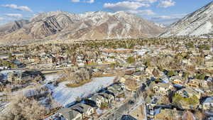 View of mountain feature with a residential view