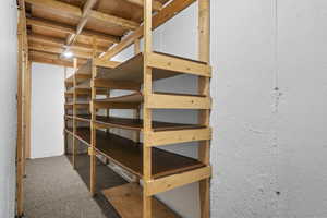 View of storage room