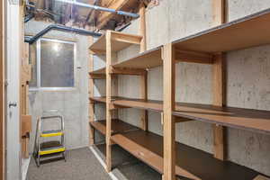 View of storage room