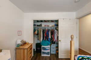 View of closet