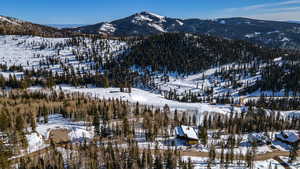 Exterior space featuring a mountain view