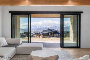 Doorway to outside with light hardwood / wood-style flooring