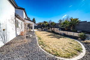 View of yard featuring a patio