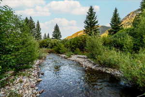 View of nature featuring a mountain view