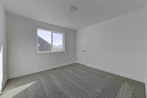Empty room with carpet