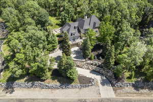 Aerial view of property and surrounding area