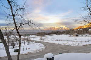 Property view of water featuring a mountain view