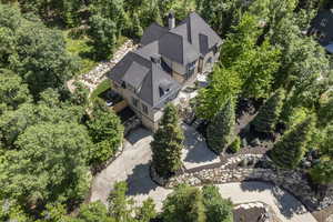 Aerial view of property and surrounding area