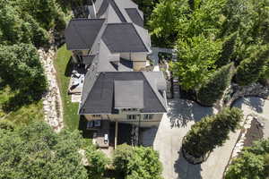 Aerial view of property and surrounding area