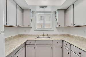 Kitchen featuring sink