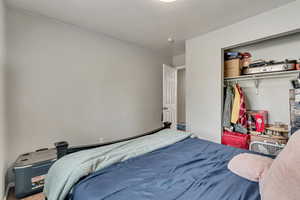 Bedroom with a closet