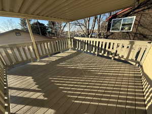 View of deck