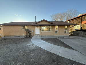 View of ranch-style home