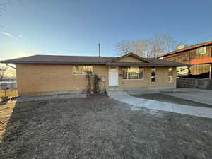 View of ranch-style home