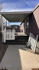 View of patio