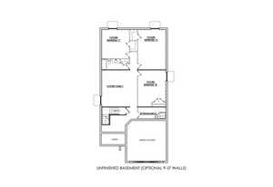 Unfinished Basement Floor Plan