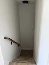 View of stairs