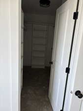 View of spacious closet