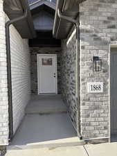 View of exterior entry