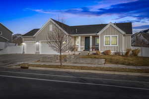 Ranch-style home with a garage