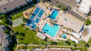 Drone shot of Amenities