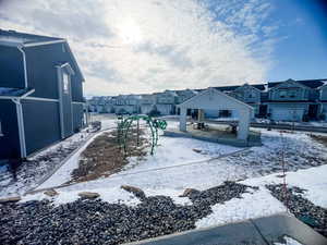 community play area just steps away from the garage