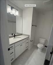 Secondary bathroom