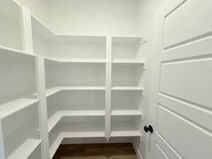 Walk in storage area