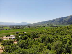 View of mountain background