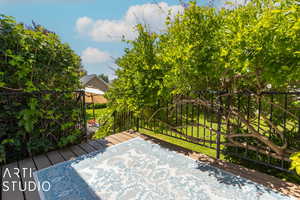 View of patio / terrace featuring a wooden deck