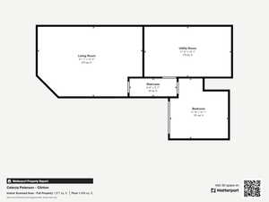 Family room and basement floor plan