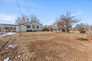 View of back of property