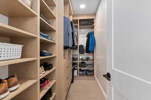 View of 2nd walk in closet in primary bedroom