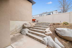 View of stairs