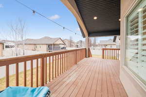 Deck with a yard