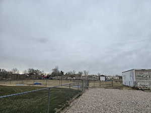 View of yard featuring a rural view