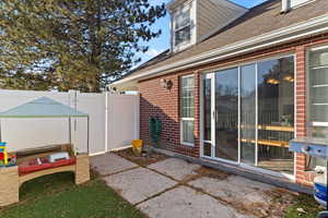 View of patio