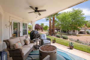 Covered Back Patio