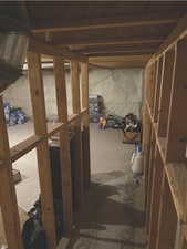 View of basement