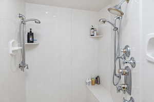 Bathroom with walk in shower