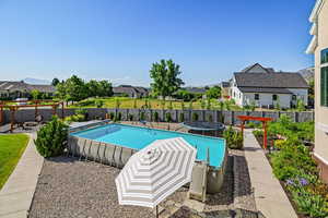 View of swimming pool