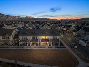 Exterior space with a mountain view