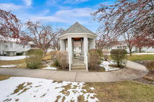 Community paths and gazebo