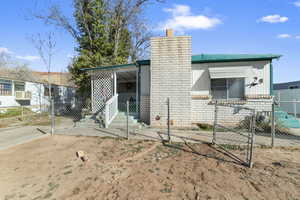 View of rear view of property