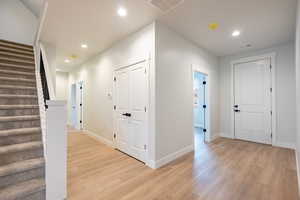 Main Entryway featuring light waterproof luxury vinyl plank flooring