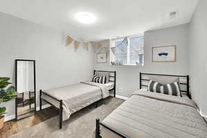 Bedroom featuring hardwood / wood-style floors