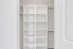 View of closet